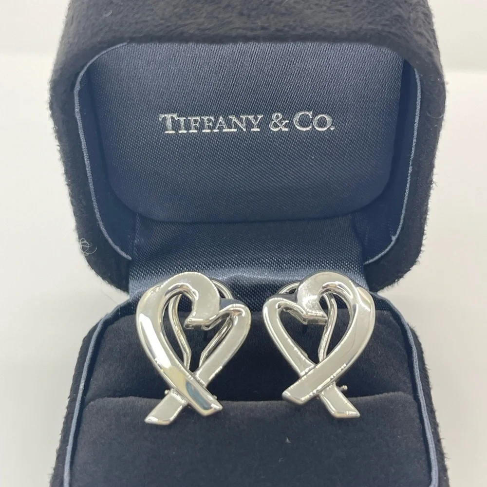 Tiffany & Co. Vintage Large Paloma Picasso Loving Heart Earrings - Picture 15 of 16